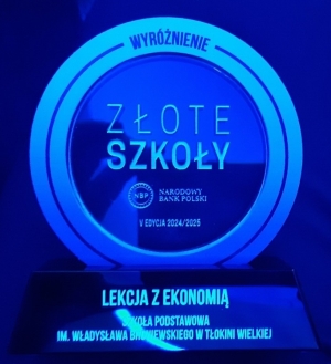 obrazek Szkoła z Tłokini Wielkiej ponownie wśród najlepszych – wyróżnienie w V edycji programu Złote Szkoły wiecej