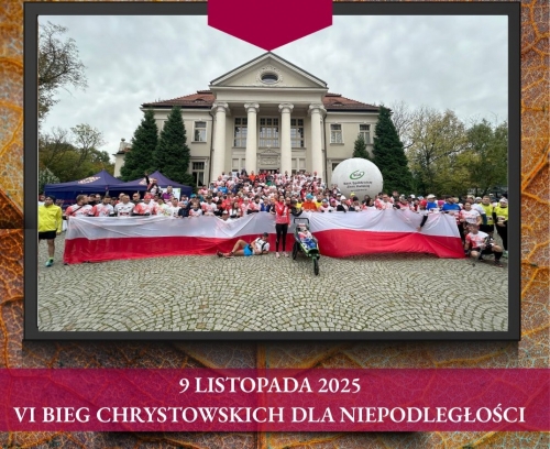 Zdjęcie do aktualności: VI Bieg Chrystowskich dla Niepodległości już 9 listopada!  wiecej