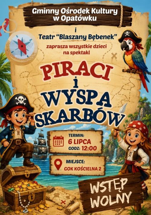 obrazek ssswzenie na spektakl PIRACI I WYSPA SKARBÓW wiecej