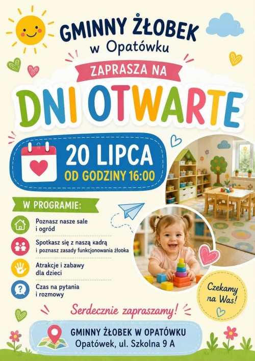 obrazek ekauwarte w Gminnym Żłobku w Opatówku – zapraszamy całe rodziny! wiecej