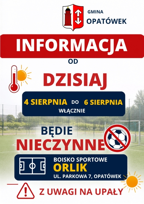Zdjęcie do aktualności: Informacja - Orlik  wiecej